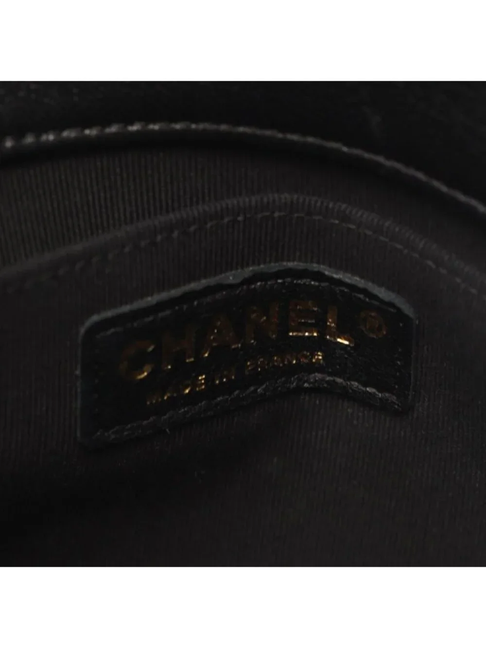 Chanel Shoulder Bag Quilted Small Flap Chain Black Lambskin